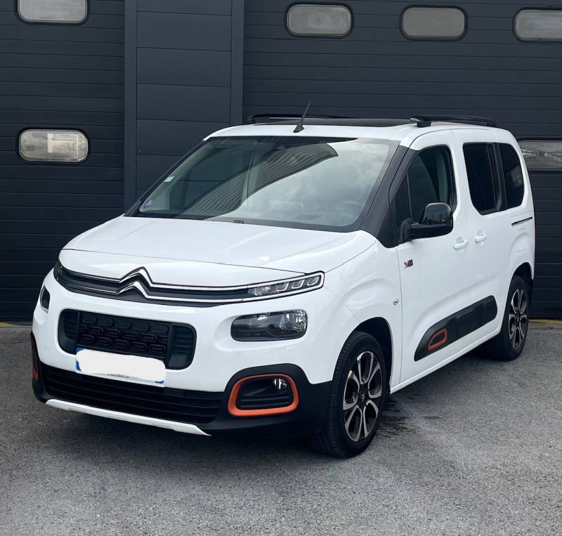 Citroën Berlingo Shine XTR 2020 blanc – 54 500 km – Entretien complet – Disponible à l’essai